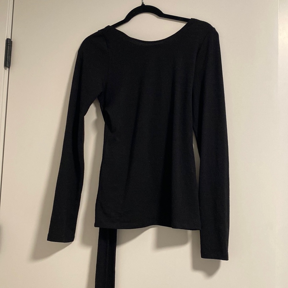 Wilfred long sleeve shirt with tie back